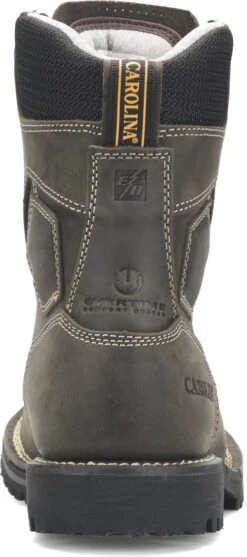Carolina Boots: Men's CA8532 Grey 8” Waterproof Composite Toe Work Boots 11 Carolina Boots: Men's CA8532 Grey 8” Waterproof Composite Toe Work Boots -Boots Hub Shop ca8532 500xauto heel