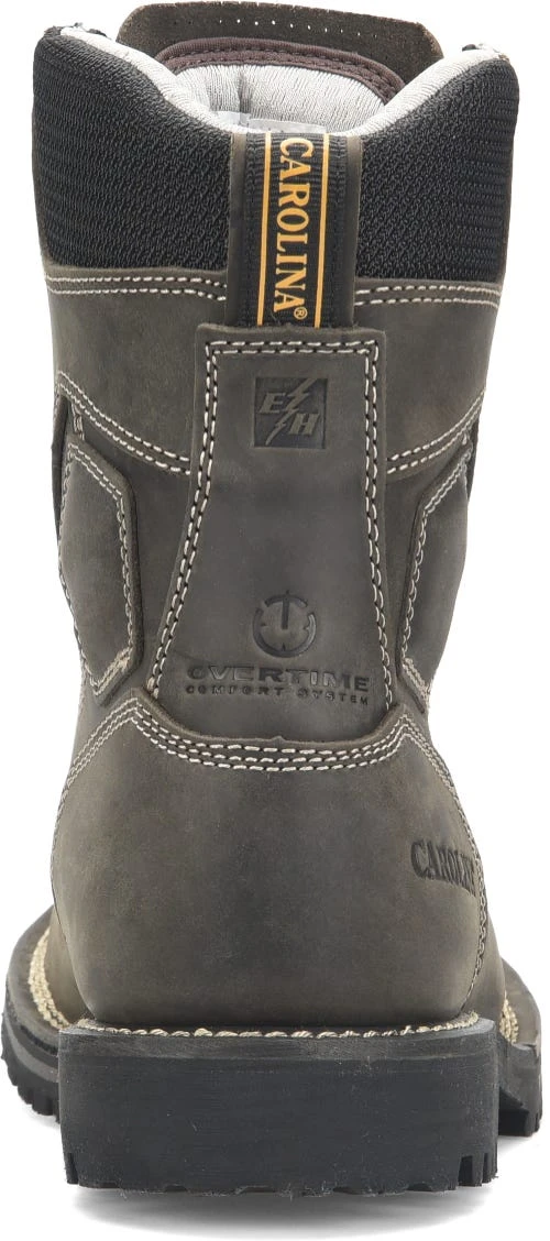 Carolina Boots: Men's CA8532 Grey 8” Waterproof Composite Toe Work Boots 5 Carolina Boots: Men's CA8532 Grey 8” Waterproof Composite Toe Work Boots - Image 5