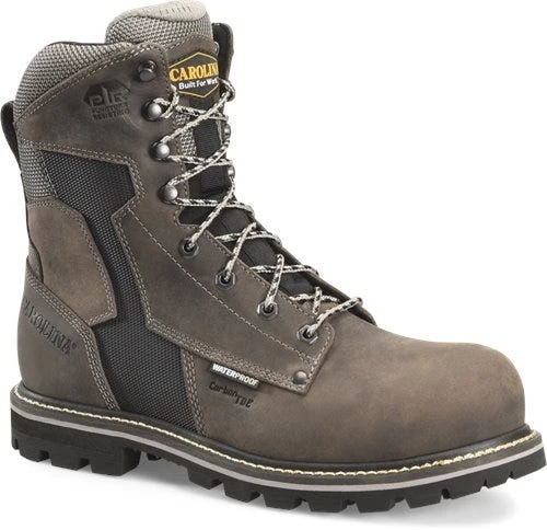 Carolina Boots: Men's CA8542 I-Beam Steeple Gray 8" Waterproof Carbon Composite Toe Boot 1 Carolina Boots: Men's CA8542 I-Beam Steeple Gray 8" Waterproof Carbon Composite Toe Boot