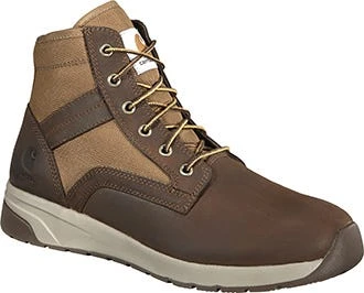 Carhartt Boots: Men's FA5015-M Brown Leather And Nylon Force 5-Inch Soft Toe Sneaker Boot 1 Carhartt Boots: Men's FA5015-M Brown Leather And Nylon Force 5-Inch Soft Toe Sneaker Boot