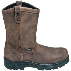 Carolina Boots: Men's Brown CA2533 Composite Toe Wellington EH Work Boots -Boots Hub Shop carolina ca2533 o 01