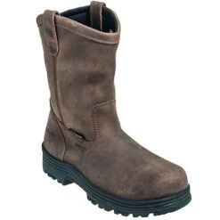 Carolina Boots: Men's Brown CA2533 Composite Toe Wellington EH Work Boots -Boots Hub Shop carolina ca2533 p 01