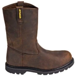 Caterpillar Boots: Men's Steel Toe EH 89516 Revolver Wellington Boots -Boots Hub Shop cat 89516 o 01