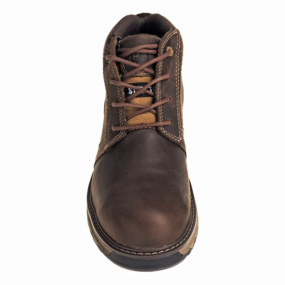 Caterpillar Shoes: Men's 90715 Steel Toe Parker ESD Dark Beige Chukka Work Shoes 2 Caterpillar Shoes: Men's 90715 Steel Toe Parker ESD Dark Beige Chukka Work Shoes - Image 2