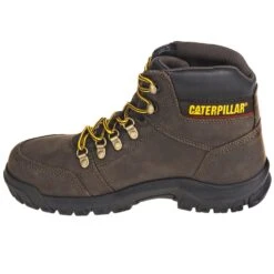Caterpillar Boots: Men's P90803 Steel Toe EH Outline Seal Brown Work Boots -Boots Hub Shop cat 90803 i 01