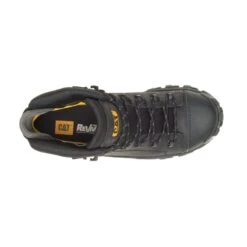 Caterpillar Boots: Men's P91542 Black Composite Toe Invader Hiker Waterproof Work Boot -Boots Hub Shop catm p91542 032122 s23 top