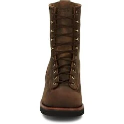 Chippewa Boots: Men's Waterproof Brown 73100 Logger Work Boots 10 Chippewa Boots: Men's Waterproof Brown 73100 Logger Work Boots -Boots Hub Shop chp 008 73100edit