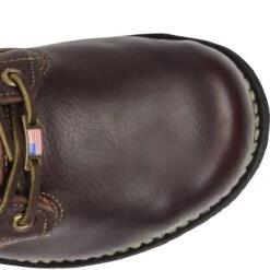 Carolina Boots: Men's CA518 Brown Steel Toe INT 2.0 Domestic Broad Toe Winged D3O Internal MetGuard Work Boot -Boots Hub Shop cla 005 ca518edit