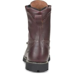 Carolina Boots: Men's CA518 Brown Steel Toe INT 2.0 Domestic Broad Toe Winged D3O Internal MetGuard Work Boot -Boots Hub Shop cla 006 ca518edit