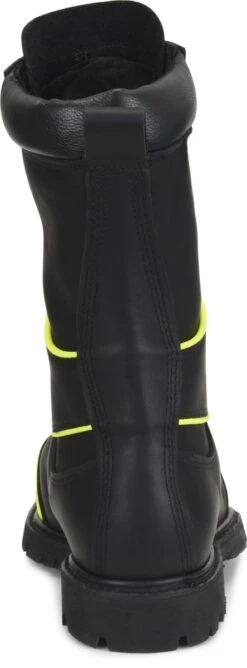 Matterhorn Boots: Men's CV12000 Black Steel Toe 10" Internal Metguard Waterproof Lace To Toe Work Boot -Boots Hub Shop cv12000 500xauto heel