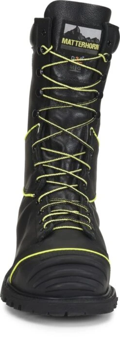 Matterhorn Boots: Men's CV12000 Black Steel Toe 10" Internal Metguard Waterproof Lace To Toe Work Boot -Boots Hub Shop cv12000 500xauto toe