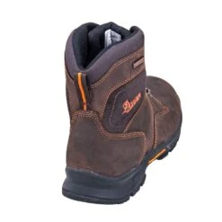 Danner Boots: Men's 12433 Waterproof EH Brown 6-Inch Slip-Resistant Boots -Boots Hub Shop danner 12433 b 01