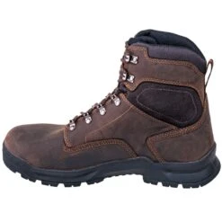Danner Boots: Men's 12433 Waterproof EH Brown 6-Inch Slip-Resistant Boots -Boots Hub Shop danner 12433 i 01