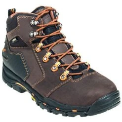 Danner Boots: Men's 13858 Brown Waterproof Vicious Work Boots -Boots Hub Shop danner 13858 p 01 1