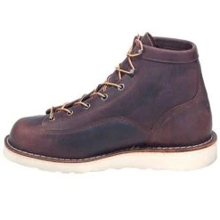 Danner Boots: Men's Brown 15552 EH American-Made Bull Run Boots -Boots Hub Shop danner 15552 i 01