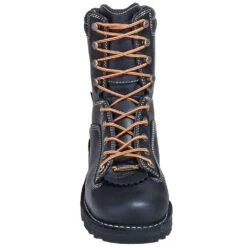 Danner Boots: Men's 17309 Black EH USA-Made Waterproof 8 Inch Quarry Work Boots -Boots Hub Shop danner 17309 f 01