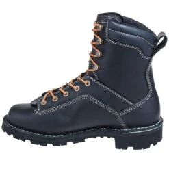 Danner Boots: Men's 17309 Black EH USA-Made Waterproof 8 Inch Quarry Work Boots -Boots Hub Shop danner 17309 i 01