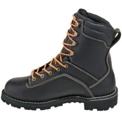 Danner Boots: Men's 17311 Black American-Made EH Waterproof Alloy Toe Boots -Boots Hub Shop danner 17311 i 01