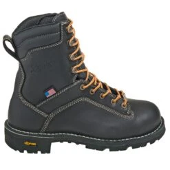 Danner Boots: Men's 17311 Black American-Made EH Waterproof Alloy Toe Boots -Boots Hub Shop danner 17311 o 01