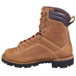 Danner Boots: Men's 17319 Brown Waterproof USA-Made EH Insulated Quarry Boots -Boots Hub Shop danner 17319 i 01