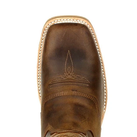 Durango Boots: Men's DDB0297 Brown Maverick Pro Steel Toe Waterproof Pull On Square Toe Work Boot 6 Durango Boots: Men's DDB0297 Brown Maverick Pro Steel Toe Waterproof Pull On Square Toe Work Boot - Image 6