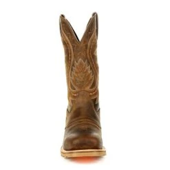 Durango Boots: Men's DDB0297 Brown Maverick Pro Steel Toe Waterproof Pull On Square Toe Work Boot 12 Durango Boots: Men's DDB0297 Brown Maverick Pro Steel Toe Waterproof Pull On Square Toe Work Boot -Boots Hub Shop ddb0297 front