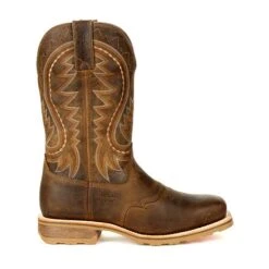 Durango Boots: Men's DDB0297 Brown Maverick Pro Steel Toe Waterproof Pull On Square Toe Work Boot 10 Durango Boots: Men's DDB0297 Brown Maverick Pro Steel Toe Waterproof Pull On Square Toe Work Boot -Boots Hub Shop ddb0297 profile