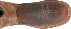 Double H Boots: Men's DH5241 Brown Square Composite Toe 12" Elijah Workflex MAX Cowboy Boot -Boots Hub Shop dh5241 500xauto top
