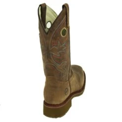 Double H Boots: Men's DH5134 ICE Brown EH Ropers -Boots Hub Shop double h dh5134 b 001