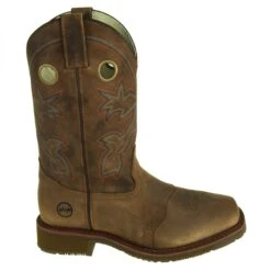 Double H Boots: ICE Composite Toe Men's DH6134 Brown Ropers 10 Double H Boots: ICE Composite Toe Men's DH6134 Brown Ropers -Boots Hub Shop double h dh5134 o 001 1