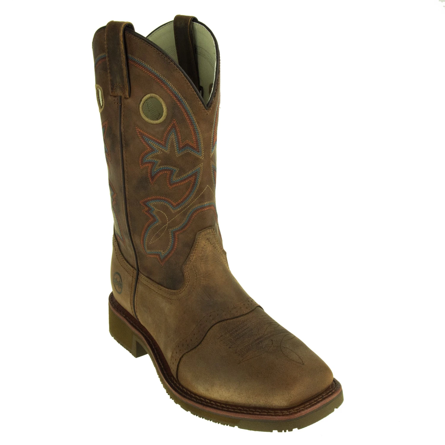 Double H Boots: ICE Composite Toe Men's DH6134 Brown Ropers 3 Double H Boots: ICE Composite Toe Men's DH6134 Brown Ropers - Image 3