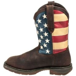 Durango Boots: Men's Steel Toe DB020 American Flag Rebel Cowboy Boots -Boots Hub Shop durango 020 i 01
