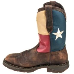 Durango Boots: Men's Steel Toe DB021 EH Texas Flag Cowboy Boots -Boots Hub Shop durango db 021 i 01