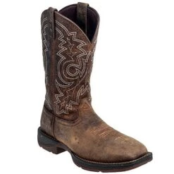 Durango Boots: Men's Brown Rebel DB4343 Steel Toe EH Cowboy Work Boots 11 Durango Boots: Men's Brown Rebel DB4343 Steel Toe EH Cowboy Work Boots -Boots Hub Shop durango db4343 p 01