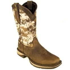 Durango Boots: Men's Desert Camo DDB0166 Rebel Western Pull-On Boots -Boots Hub Shop durango ddb0166 p 01