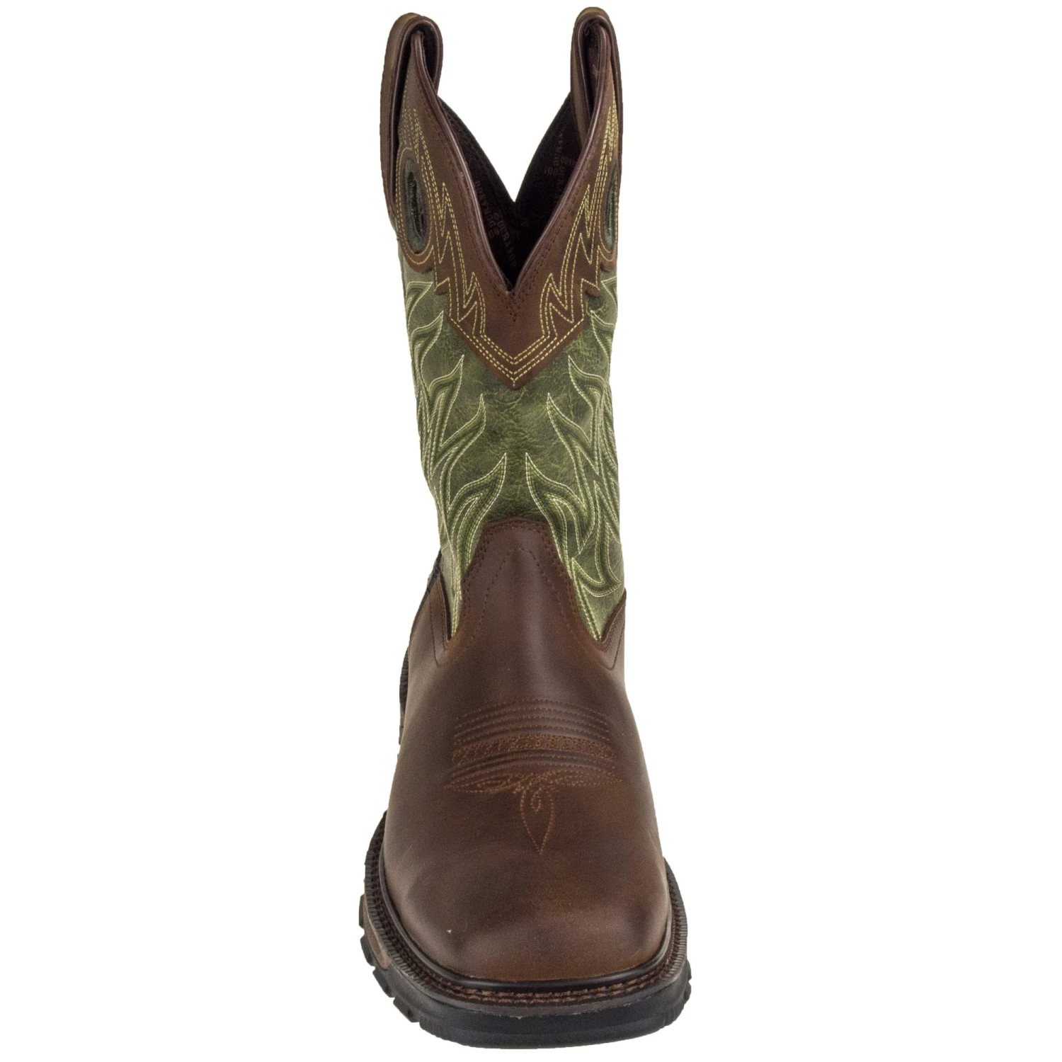 Durango Boots: Men's Brown/Green DDB0177 Maverick XP Waterproof Boots 3 Durango Boots: Men's Brown/Green DDB0177 Maverick XP Waterproof Boots - Image 3
