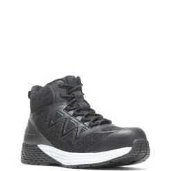 Bates Boots: Men's E09100 Black Composite Toe Rush Mid Work Boot