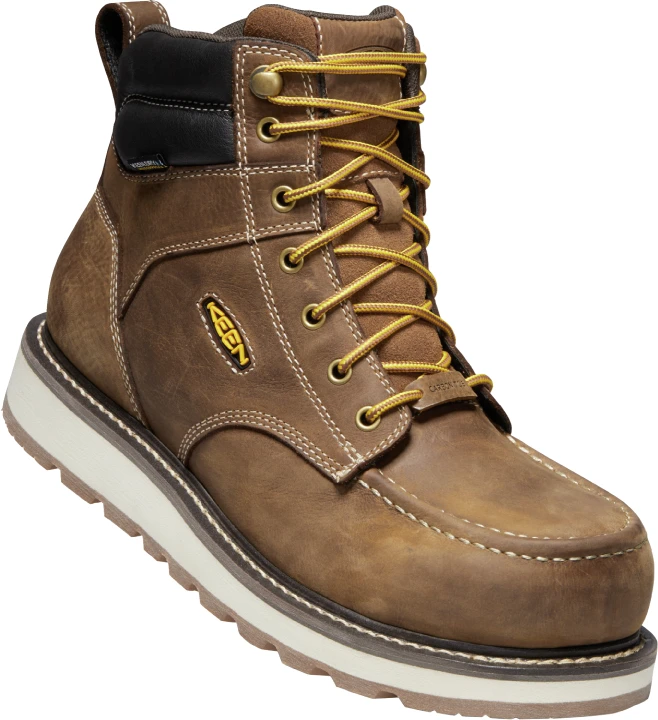 Keen Utility: Men's 1023222 Belgian Sandshell Cincinnati 6'' Carbon Fiber Waterproof Work Boot 3 Keen Utility: Men's 1023222 Belgian Sandshell Cincinnati 6'' Carbon Fiber Waterproof Work Boot - Image 3