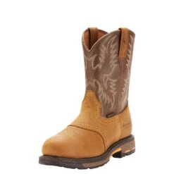 Ariat 10001191 Men's Composite Toe Workhog Cowboy Boots 9 Ariat 10001191 Men's Composite Toe Workhog Cowboy Boots -Boots Hub Shop f18 mns workhog pullon ct simmons 10001191 front