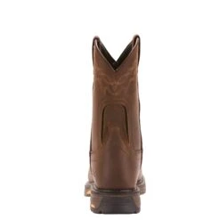 Ariat Boots: Men's 10001198 Brown Waterproof Workhog Boots -Boots Hub Shop f18 mns workhog pullon wp simmons 10001198 heel
