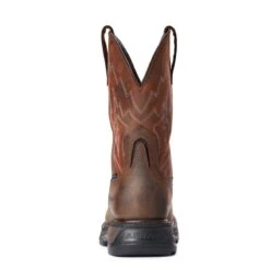 Ariat Boots: Men's 10033991 Dark Brown Big Rig Waterproof Work Boot -Boots Hub Shop f20 mns work 10033991 heel