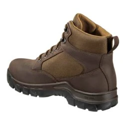 Black Diamond Carhartt Boots: Men's FF6213 Brown Steel Toe Rugged Flex 6" Waterproof Work Boot -Boots Hub Shop ff6213 m 2edit