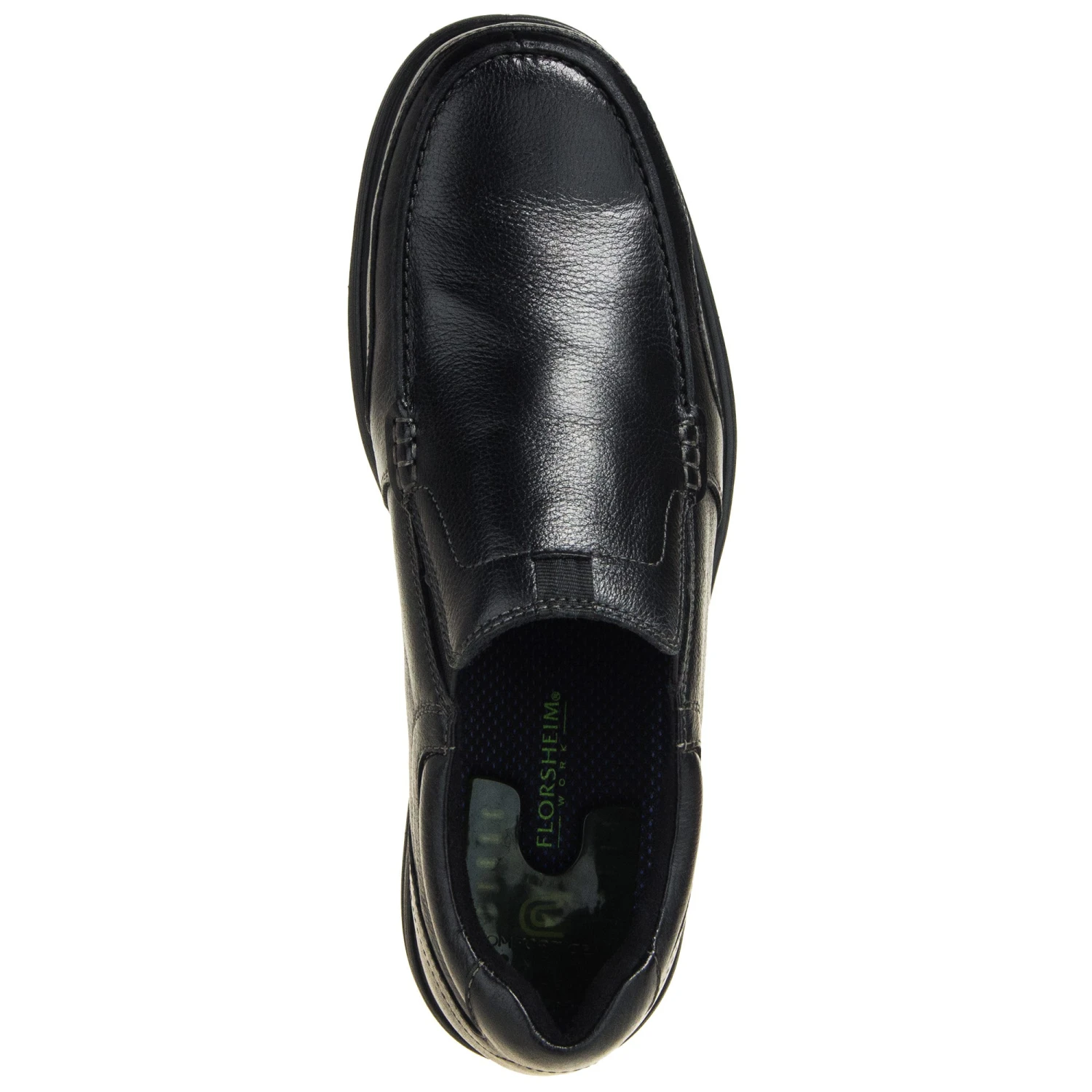 Florsheim Shoes: FE2020 Men's Black Loedin ST EH SR Slip-On Oxfords 2 Florsheim Shoes: FE2020 Men's Black Loedin ST EH SR Slip-On Oxfords - Image 2