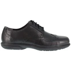 Florsheim Footwear: Men's FS2024 Loedin Steel Toe SD Black Dress Oxford Shoes -Boots Hub Shop florsheim fs2024 loedin 01