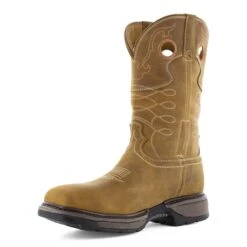 Frye Supply Boots: Men's FR40103 Brown Steel Toe 10" Safety-Crafted Western Boot Pull On Work Boot 7 Frye Supply Boots: Men's FR40103 Brown Steel Toe 10" Safety-Crafted Western Boot Pull On Work Boot -Boots Hub Shop fr40103 03edit