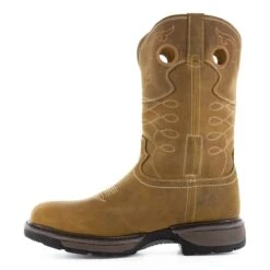 Frye Supply Boots: Men's FR40103 Brown Steel Toe 10" Safety-Crafted Western Boot Pull On Work Boot 8 Frye Supply Boots: Men's FR40103 Brown Steel Toe 10" Safety-Crafted Western Boot Pull On Work Boot -Boots Hub Shop fr40103 04edit