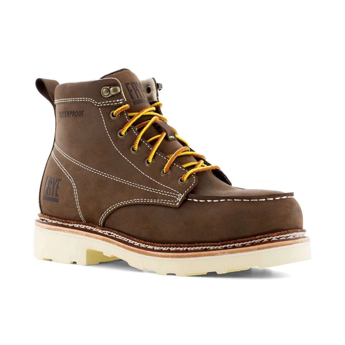 Frye Supply Boots: Men's FR40301 Dark Brown Steel Toe 6" Safety-Crafted Waterproof Work Boot 1 Frye Supply Boots: Men's FR40301 Dark Brown Steel Toe 6" Safety-Crafted Waterproof Work Boot