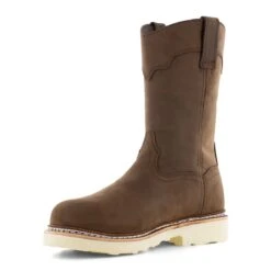 Frye Supply Boots: Men's FR40303 Dark Brown Steel Toe Safety-Crafted 10" Waterproof Wellington Work Boot 7 Frye Supply Boots: Men's FR40303 Dark Brown Steel Toe Safety-Crafted 10" Waterproof Wellington Work Boot -Boots Hub Shop frye fr40303 wellington work boot 03