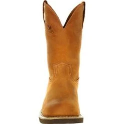 Georgia Boots: Men's Brown G5814 Farm & Ranch Wellington Boots -Boots Hub Shop g5814 3 large
