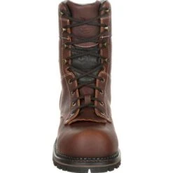 Georgia Boots: Men's GB00236 Brown AMP LT Composite Toe Logger Boots -Boots Hub Shop gb00236 3 large
